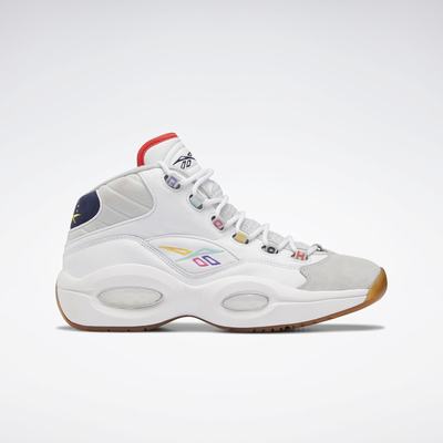 Reebok Men's Question Mid Shoes White,US-60923